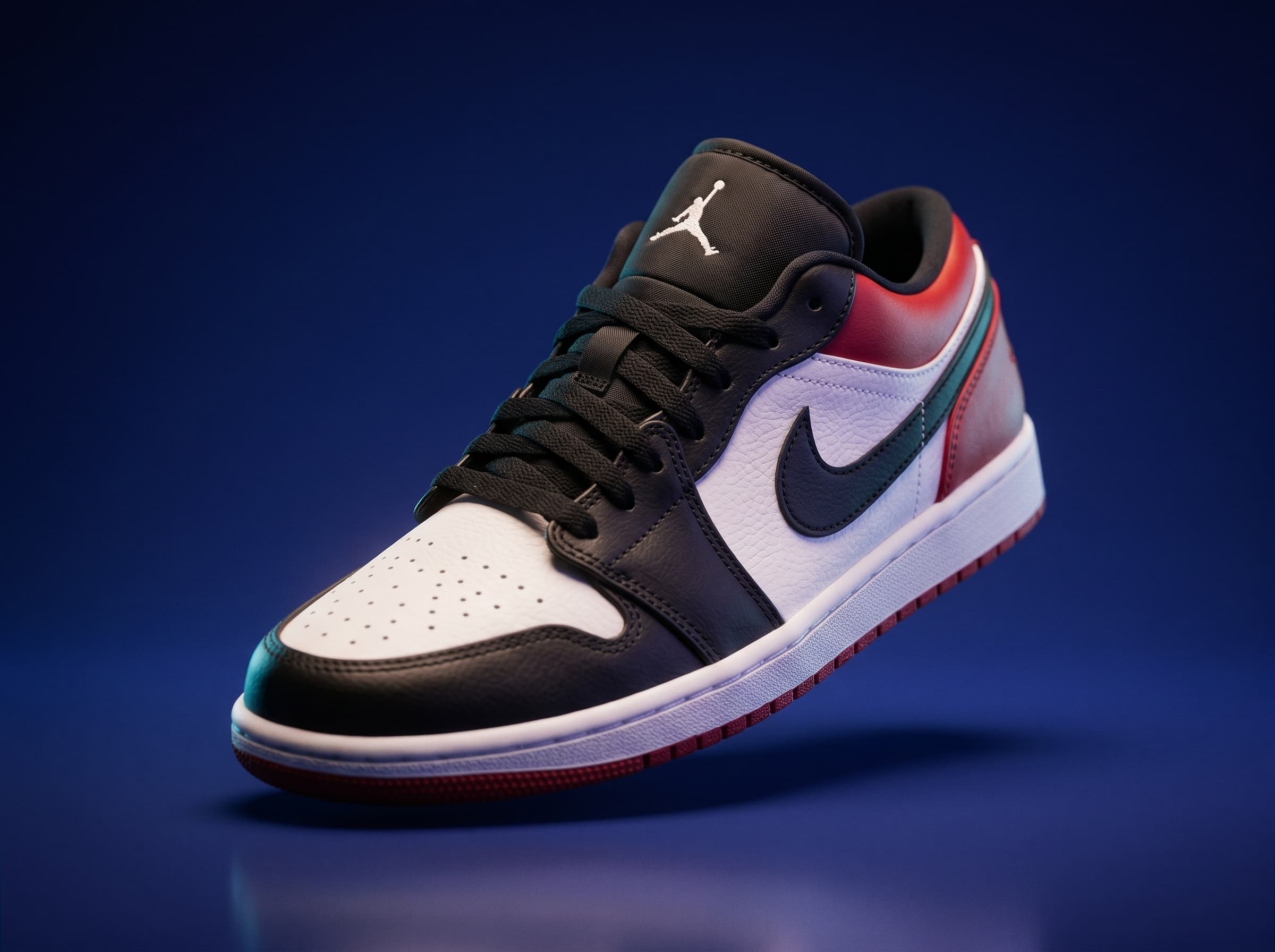 Nike Jordan Low Roja con Blanco y Negro
